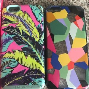 Vera Bradley iPhone 6, Includes both phone cases.